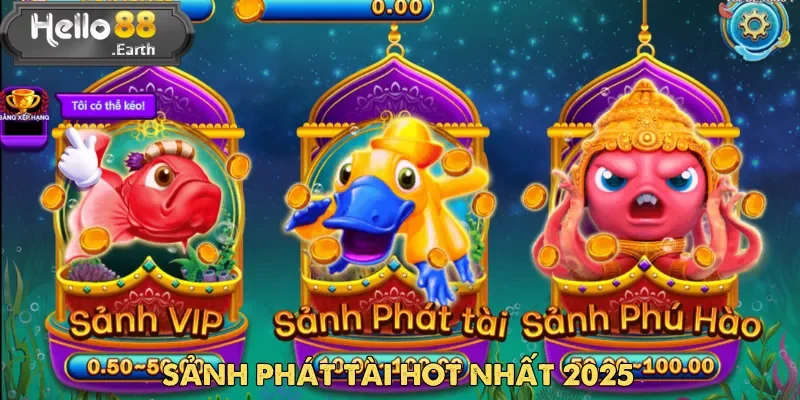 Bắn Cá Phát Tài – Game đổi thưởng đỉnh cao Hello88 2 Sảnh Phát Tài sẽ là điểm đến hoàn hảo cho người chơi Bắn Cá Phát Tài