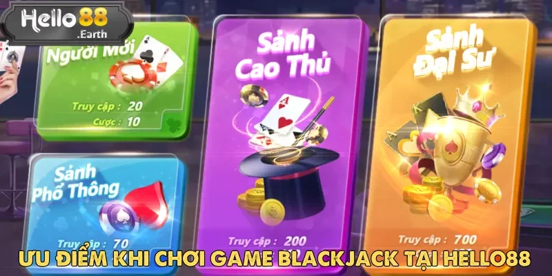 Blackjack – Trò Chơi Đỉnh Cao Chiến Lược Tại Nhà Cái Hello88 2 Blackjack tại Hello88 mang lại nhiều lợi thế nổi bật cho hội viên