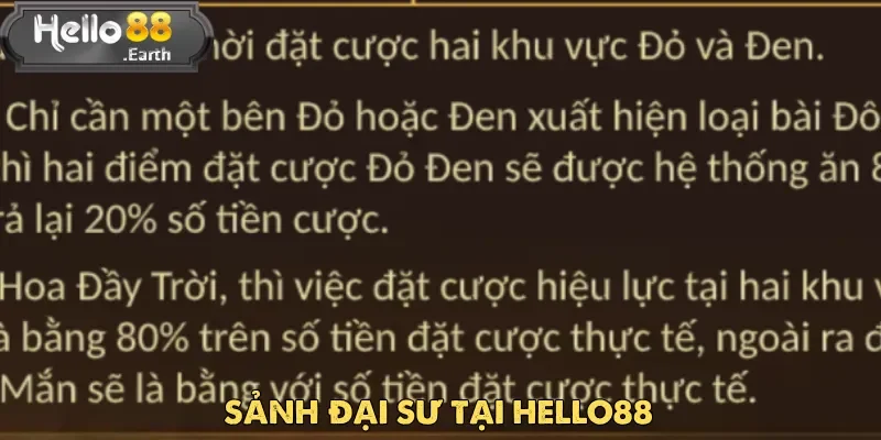Đại Chiến Đỏ Đen tại Hello88 - Thử thách đỉnh cao 3 Sảnh Đại Sư là nơi hội tụ những bậc thầy thực thụ trong Đại Chiến Đỏ Đen