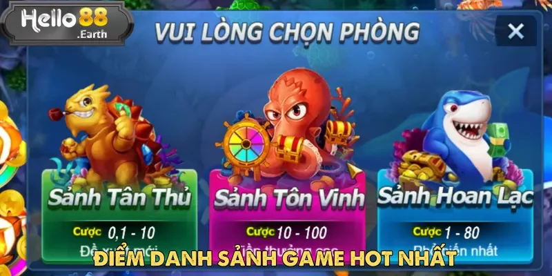 Đánh Cá Vui Vẻ - Trải Nghiệm Săn Thưởng Sôi Động 2025 2 Sảnh Tân Thủ là lựa chọn lý tưởng khi chơi game Đánh Cá Vui Vẻ