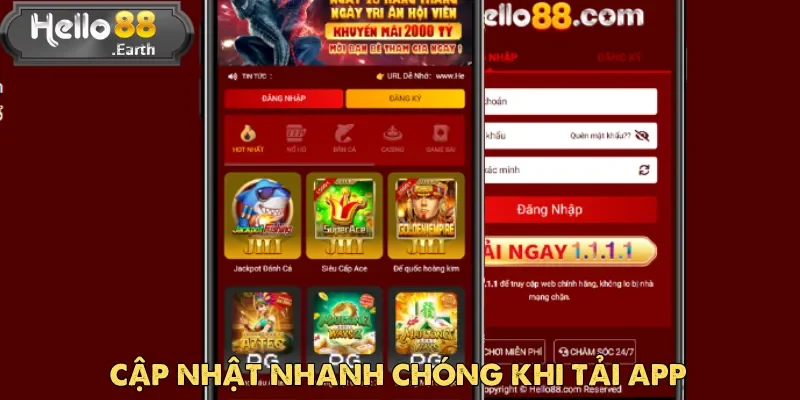 Tải App Hello88 Và Trải Nghiệm Cá Cược Online Hiện Đại 2 Người dùng nhận được thông báo tức thì về tin tức khi tải app Hello88