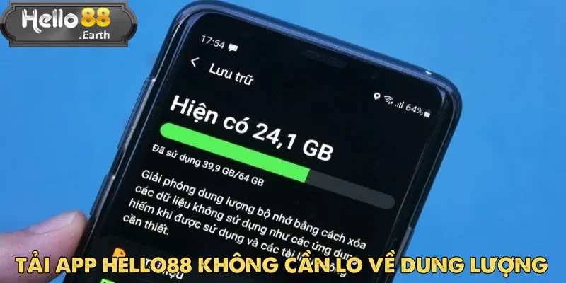 Tải App Hello88 Và Trải Nghiệm Cá Cược Online Hiện Đại 1 Tải app Hello88 dễ dàng về di động mà không cần lo lắng về dung lượng