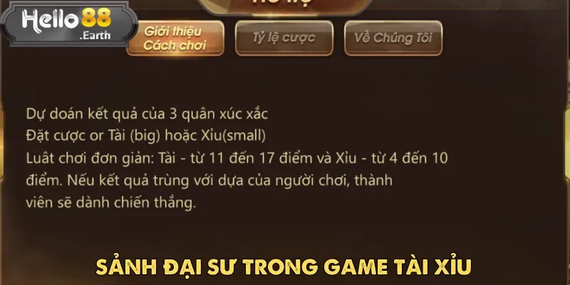 Tài Xỉu – Trò Chơi Xúc Xắc Kịch Tính Cho Mọi Cấp Độ 3 Sảnh Đại Sư dành riêng cho những người chơi cá cược Tài Xỉu thực thụ