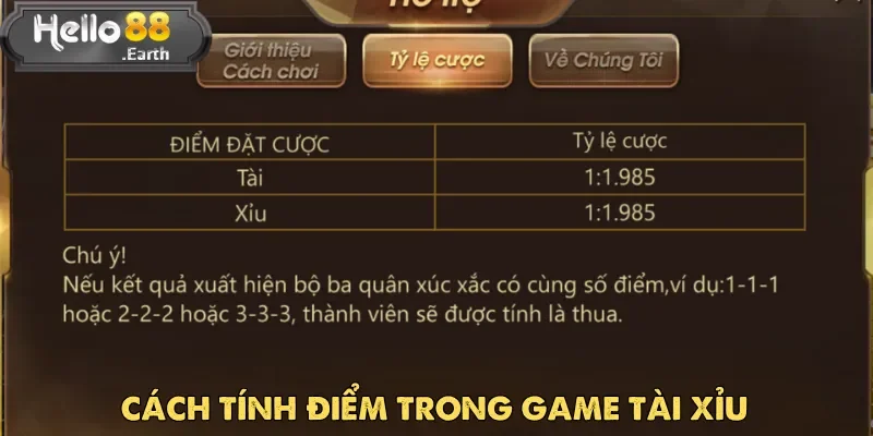 Tài Xỉu – Trò Chơi Xúc Xắc Kịch Tính Cho Mọi Cấp Độ 4 Biết cách tính điểm trong Tài Xỉu trước khi chơi để dễ giành chiến thắng