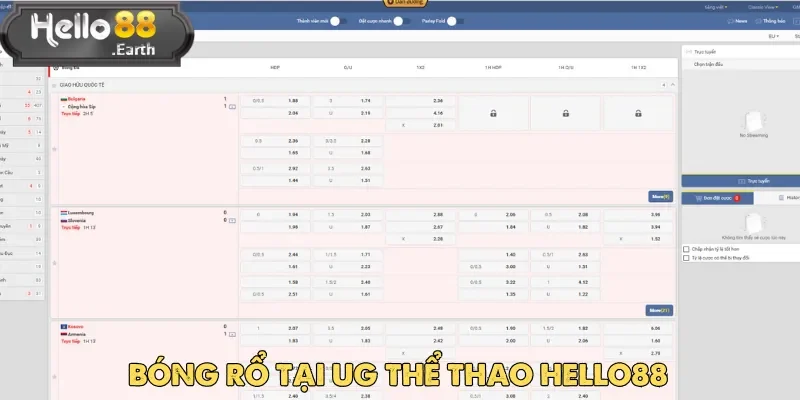 UG Thể Thao – Điểm Đến Thu Hút Hội Viên Hello88 Mới 2 Bóng rổ là một trong những bộ môn được yêu thích nhất tại UG thể thao