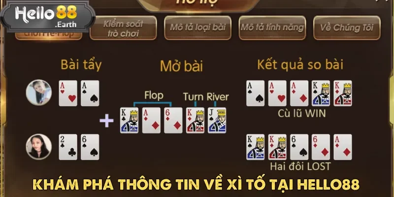 Xì Tố tại Hello88 – Chơi bài đỉnh cao, thắng lớn 1 Xì Tố Hello88 có tính cạnh tranh cao nhưng vẫn đảm bảo công bằng tuyệt đối